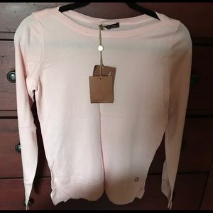 NWT Loro piana pink boatneck sweater, size small